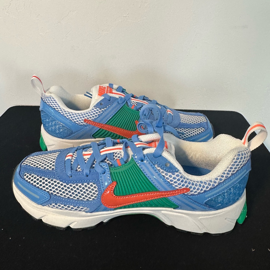 Nike Kids Sneakers In Blue, Green, And Orange